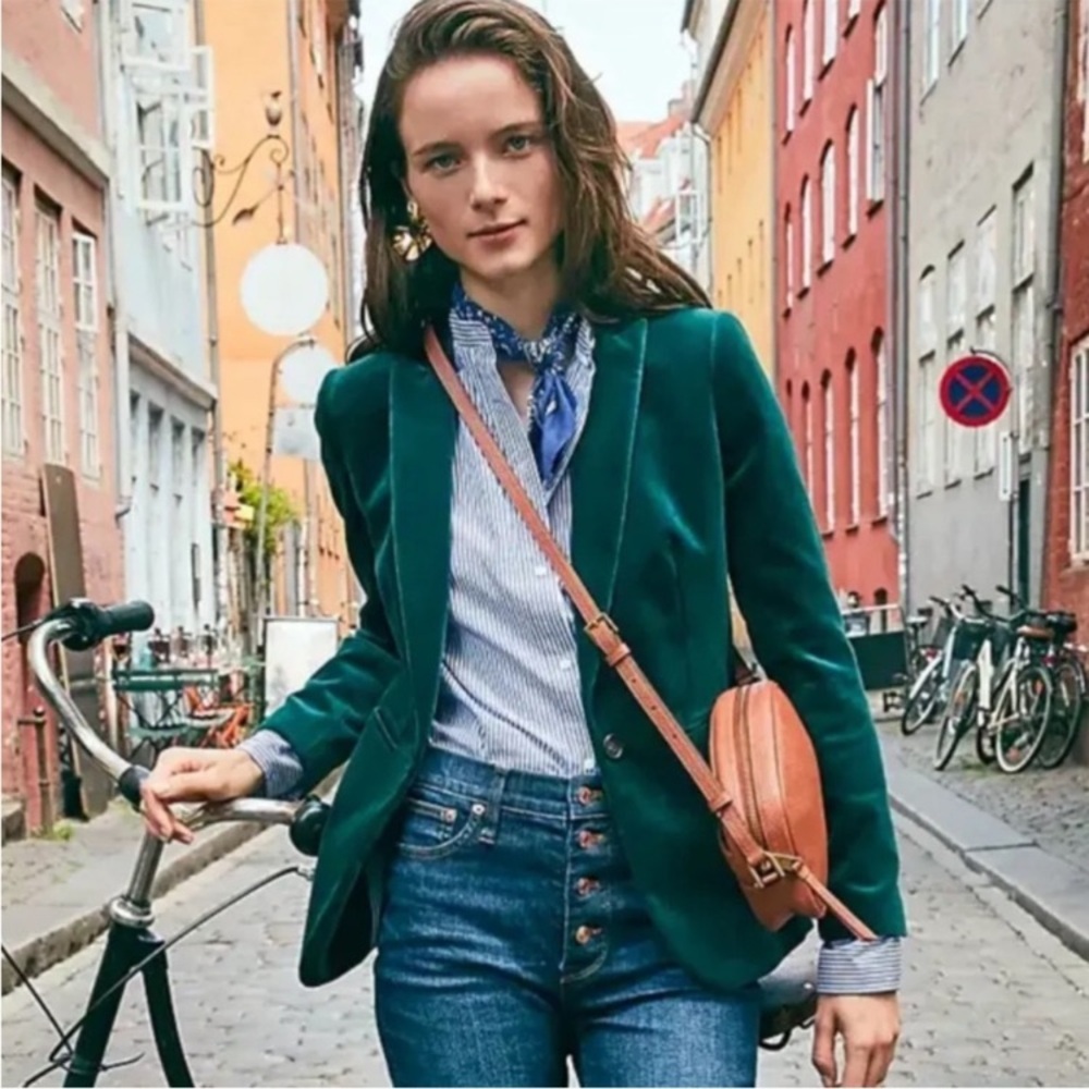 J. Crew Green Blazer